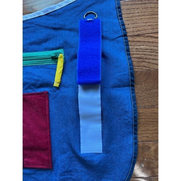 Posey Multisensory & Fidget Apron, Blue, Tie On, Adult, Cognitive Therapy, ADL - Picture 6 of 11
